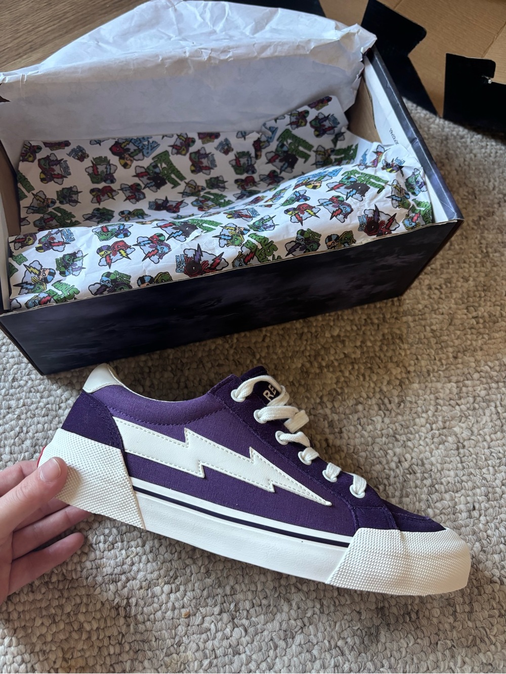 NEW Revenge x Storm Vol. 2 Purple (Dark Violet) - Size 7 + Extra Laces